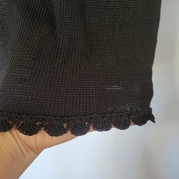 Free People Crochet Black Dress Size XS - Picture 11 of 12